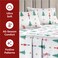 CGK Unlimited Christmas Sheet Set, Nutcracker Ballet, Holiday Xmas Bedding Set - King