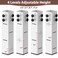 Fixirons 4 Pcs Carbon Steel Dorm Bed Risers Metal Bed Riser Tall Bed Riser