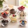 Sentop 10 Pack 1.5 Oz Glass Prep Bowls, Stackable Mini Glass Bowls for Condiments, Dips, Dessert, Spices, Snacks, Clear Small Serving Bowls for Kitchen Prep