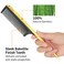 Combetter Bamboo Rat Tail Comb, Fine Tooth Comb for Sectioning, for Teasing&Braiding