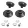 Sonku 4 Pack Pot Lid Knobs, Sonku Universal Kitchen Cookware Lid Replacement Knobs Casserole Kettle Cover Glass Saucepan Lid Pot Holding Handles-Black