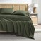 Andency Queen Sheets Set, Dark Olive Green Breathable &amp; Cooling Sheets
