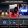 Daiertek 8 Gang Switch Panel RGB LED Lighted Multi-Function Switch Pod Toggle Momentary Pulsed Touch Control Switch Panel Dimmable for Car Atv Utv Boat Marine