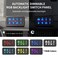 Daiertek 8 Gang Switch Panel RGB LED Lighted Multi-Function Switch Pod Toggle Momentary Pulsed Touch Control Switch Panel Dimmable for Car Atv Utv Boat Marine