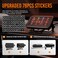 Daiertek 8 Gang Switch Panel RGB LED Lighted Multi-Function Switch Pod Toggle Momentary Pulsed Touch Control Switch Panel Dimmable for Car Atv Utv Boat Marine
