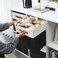 Decomomo Fabric Cube Storage Bins, Storage Baskets for Shelves 4 Pack