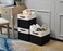 Decomomo Fabric Cube Storage Bins, Storage Baskets for Shelves 4 Pack