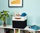 Decomomo Fabric Cube Storage Bins, Storage Baskets for Shelves 4 Pack