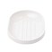 Umbra Step Soap Dish, Oval Bathroom Soap Holder, White