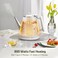 Hazel Quinn Electric Kettle, 1L/34oz Small Tea Kettle - Pearl White