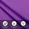 Tujol Purple 6 Pack Plastic Table Cloth 54" X 108", Disposable Tablecloths Rectangle Table Cover, Plastic Tablecloths for Parties