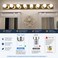Brtstiun G25 LED Vanity Light Bulbs for Bathroom, Globe Bulb 40W Equivalent