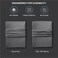 Bare Home Cooling Performance Jersey Knit Stretch Sheet Set (Queen, Grey)