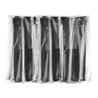 Terdey Disposable Combs in Bulk Widen & Fine Straight Comb (7IN X 4IN, Count, 200)