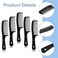 Terdey Disposable Combs in Bulk Widen Combs Hair Combs Black (8 in, Count, 30)