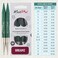 KnitPro Dreamz Interchangeable Circular Needles 4" (10CM) Us Size 15 (10MM)