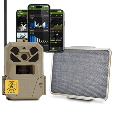 Moultrie Edge 2 Pro Cellular Trail Camera with 3.4W Solar Power Pack - 40MP