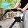 Lulyboo 2-IN-1 Stroller Organizer with Phone & Cupholder, Adjustable, Rotatable, Lightweight & Durable, Fits All Phone Sizes & Beverage Bottles, Black