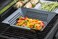 Tablecraft Bbq Nonstick Square Grilling Basket with Steel Handle, Small/Medium, Black