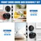 Sopoby 3 Sets Entry Door Knob and Single Cylinder Deadbolt Combo Set, Keyed Alike