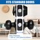 Sopoby 3 Sets Entry Door Knob and Single Cylinder Deadbolt Combo Set, Keyed Alike