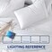 Cathay Home King Sheet Set, Ultra-Soft Microfiber Bed Sheets, White