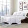 Cathay Home King Sheet Set, Ultra-Soft Microfiber Bed Sheets, White