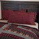 VHC Brands Cumberland Bedding Accessory, King Pillowcase Set 21X40, Red 2