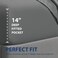 Cathay Home King Fitted Sheet Only, 21" Deep Pocket, Grey