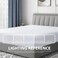 Cathay Home King Fitted Sheet Only, 21" Deep Pocket, White