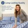 CGK Unlimited King Flat Sheet - Single Flat Sheet Only - Soft &amp; Cooling - Blue Stripes