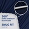 Cathay Home King Fitted Sheet Only, 16" Deep Pocket, Navy