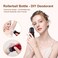 Jiuwu 3 Pack 50ML Glass Roller Bottles with Screw Caps - Red-Black Gradient