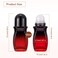 Jiuwu 3 Pack 50ML Glass Roller Bottles with Screw Caps - Red-Black Gradient