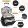 Trunab Rolling Scrapbook Tote with File Pocket & Trolley, Craft Organizer