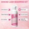Svecke Lash Shampoo Kit, 2 Fl Oz Eyelash Cleanser with Brush