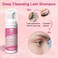Svecke Lash Shampoo Kit, 2 Fl Oz Eyelash Cleanser with Brush