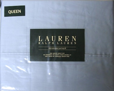 Ralph Lauren Lauren Ralph Lauren Queen Dunham Sateen Celestial Blue Sheet Set