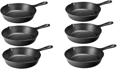 Lodge Skillet Spoon Rest Cast Iron 3-1/2" Dia. (6 Pack)