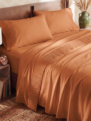 Bedsure Queen Sheet Set - 4 Pieces Soft, Breathable, Cooling Bed Sheets