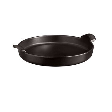 Emile Henry 12" Deep Dish Pizza Pan Charcoal