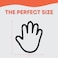 Bundle of Fun High Five Hand Cookie Cutter with Easy Push Design (4 Inches)