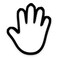 Bundle of Fun High Five Hand Cookie Cutter with Easy Push Design (4 Inches)
