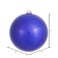 Vickerman 8" Cobalt Candy Ball Ornament
