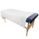 Body Linen Massage Table Polyester-Cotton Flat Sheet - 55% Polyester, 45% Cotton - Sized for Full Client Coverage in Professional Use 58 X 94 Inches. (White, 1-Pack)