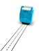 Veltec Dashed Handwriting Lines Practice Roller Stamp for Kids, Parents and Teachers (Light Blue)