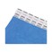 Advantus Crowd Management Wristbands, Sequentially Numbered, Blue, 100/Pack