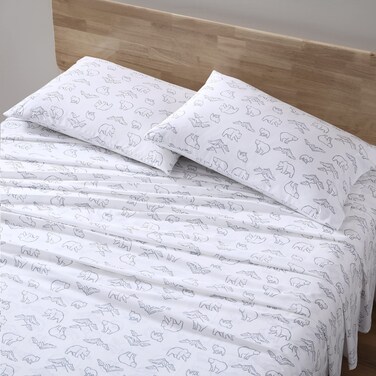 Eddie Bauer Twin Size Sheet Set with Fitted Sheet & Pillowcase