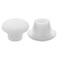 Bluecell Pack of 300PCS 5MM / 3/16" Plastic Hole Plug Button Top for Cabinet Cupboard Shelf (5MM, White)