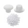 Bluecell Pack of 300PCS 5MM / 3/16" Plastic Hole Plug Button Top for Cabinet Cupboard Shelf (5MM, White)